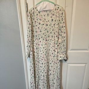 Long Sleeve Floral Maxi Dress